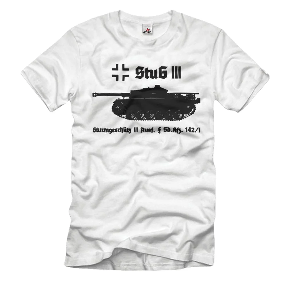

Футболка штурмгешютц 3 Ausf F StuG III Panzer SdKfz 142 из Нормандии Летняя Хлопковая мужская футболка с коротким рукавом и круглым вырезом, Новинка