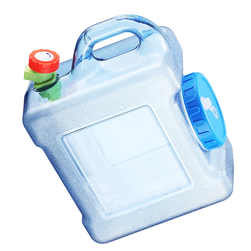 5L Water Carrier Canister Water Container with Faucet Portable Water Container Water Can Bucket Beverage Outdoor Water Container