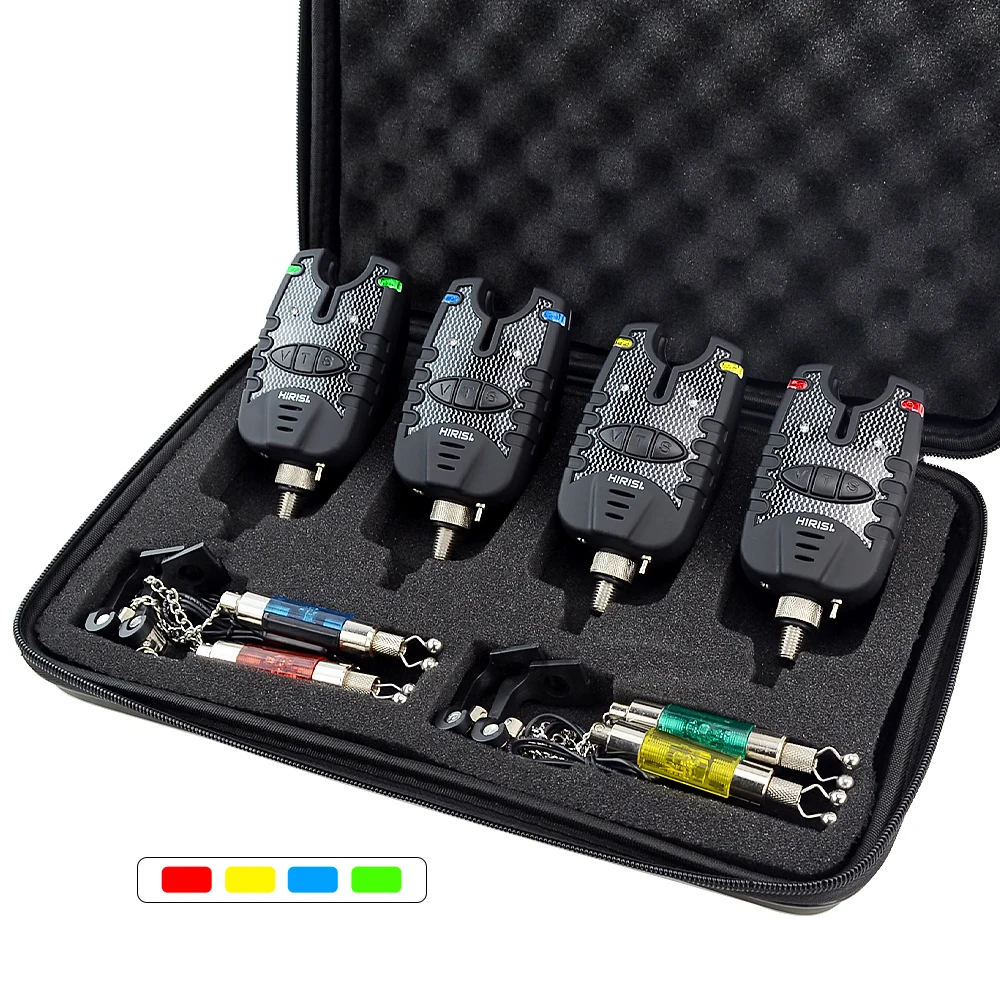 Alarma Pesca Carpa TMC - Kit Con Swinger LED Azul Y Ajuste De Sensibilidad