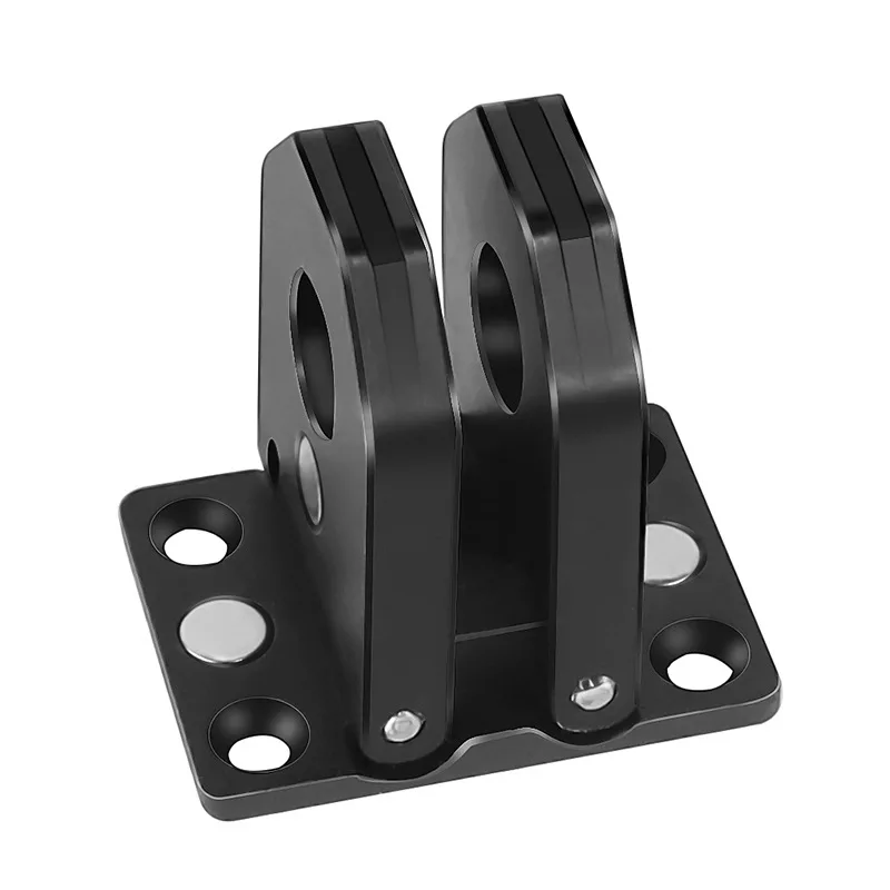 Fututech 1/4 Supporto Magnetico Multifunzione per Insta360 Go3 Connettore di Smontaggio Rapido per Action Camera Adattatore in Lega di Alluminio Accessorio