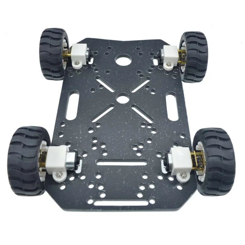 smart robot car kit com codificador mecanum 05
