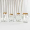 6pcs Cute Glass DIY Bottles Storage Food Grade Jars Container with Cork Stopper Fill Letter Drifting Star Ideas Crafts Vials 3
