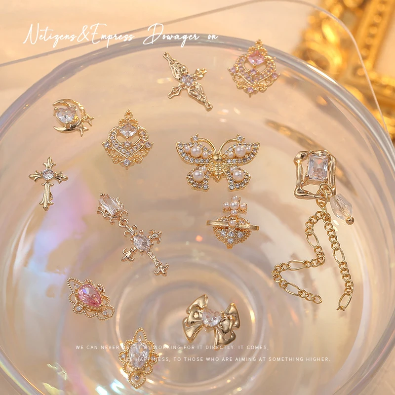 

Циркониевая подвеска с бантом, искусственная кожа, задний Набор Westpac с алмазной сеткой, красные серьги для ногтей, аксессуары