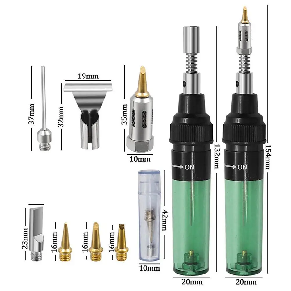 Ferro de solda a gás portátil, aquecimento ferramenta sem fio, elétrica soprar caneta, ferramenta de solda sem fio, 1300 Celsius