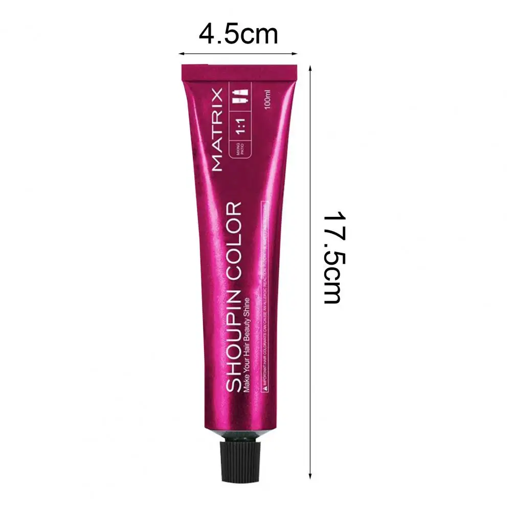Hair Dye 100ml Color Cream Beauty Plant Hair Dye Unisex Cream Semi-Permanent Color for Christmas