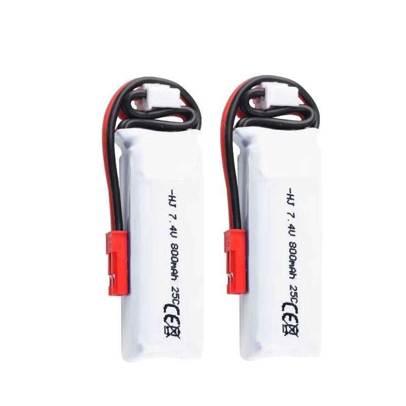 1-10 個 7.4V 800mAh リポバッテリー WLtoys K969 K979 K989 K999 P929