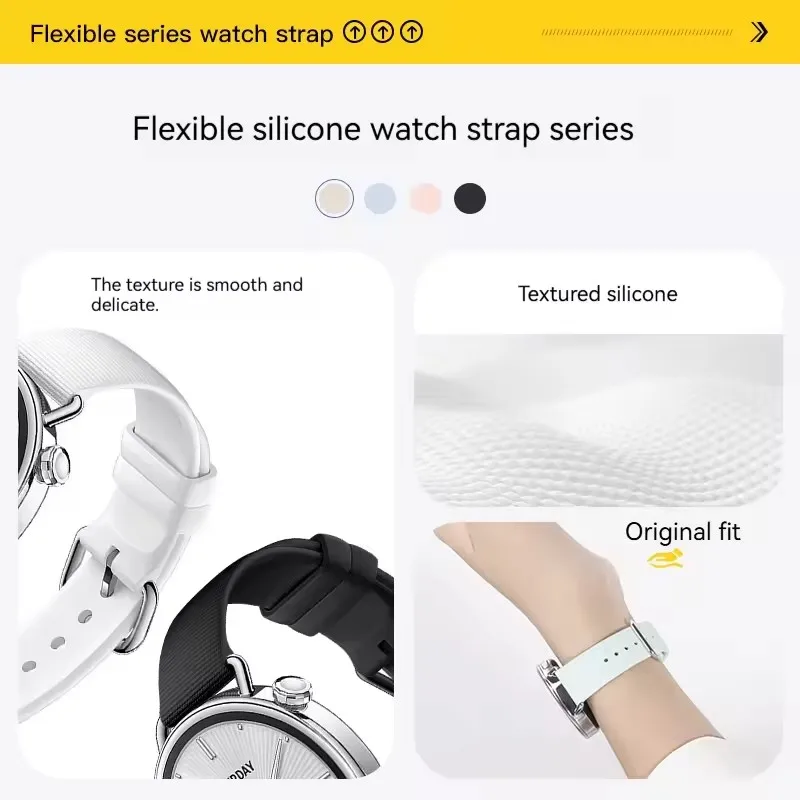 Enhanced Silicone Strap and TPU Case for 41mm Smart Watch - Sport Band and Full Cover Protection