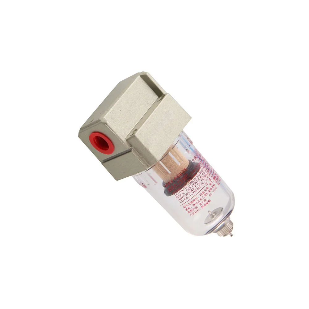 Engine Baffled Oil Separator Catch Reservoir Tank Compressed Air Filter Manual Type