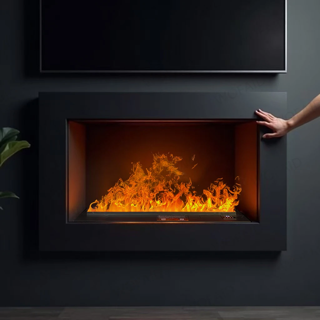 1500mm CE Certified Vapor Fireplace with Manual Automatic Add Water Recessed Multicolour Realistic Atomized Electric Fireplaces