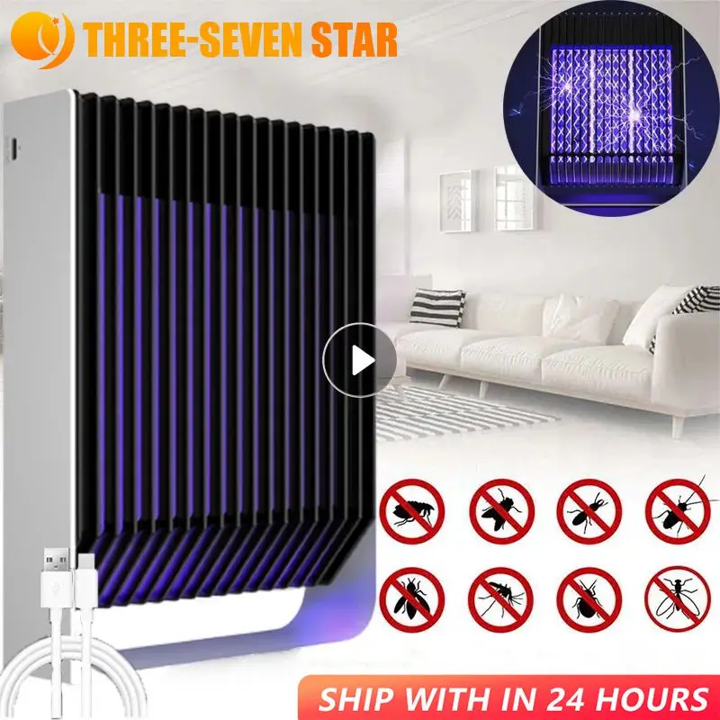 Uv Electric Shock Mosquito Killer Lamp Summer Flycatcher Usb Ricaricabile Mosquito Killer Indoor Outdoor Electric Insect Killer