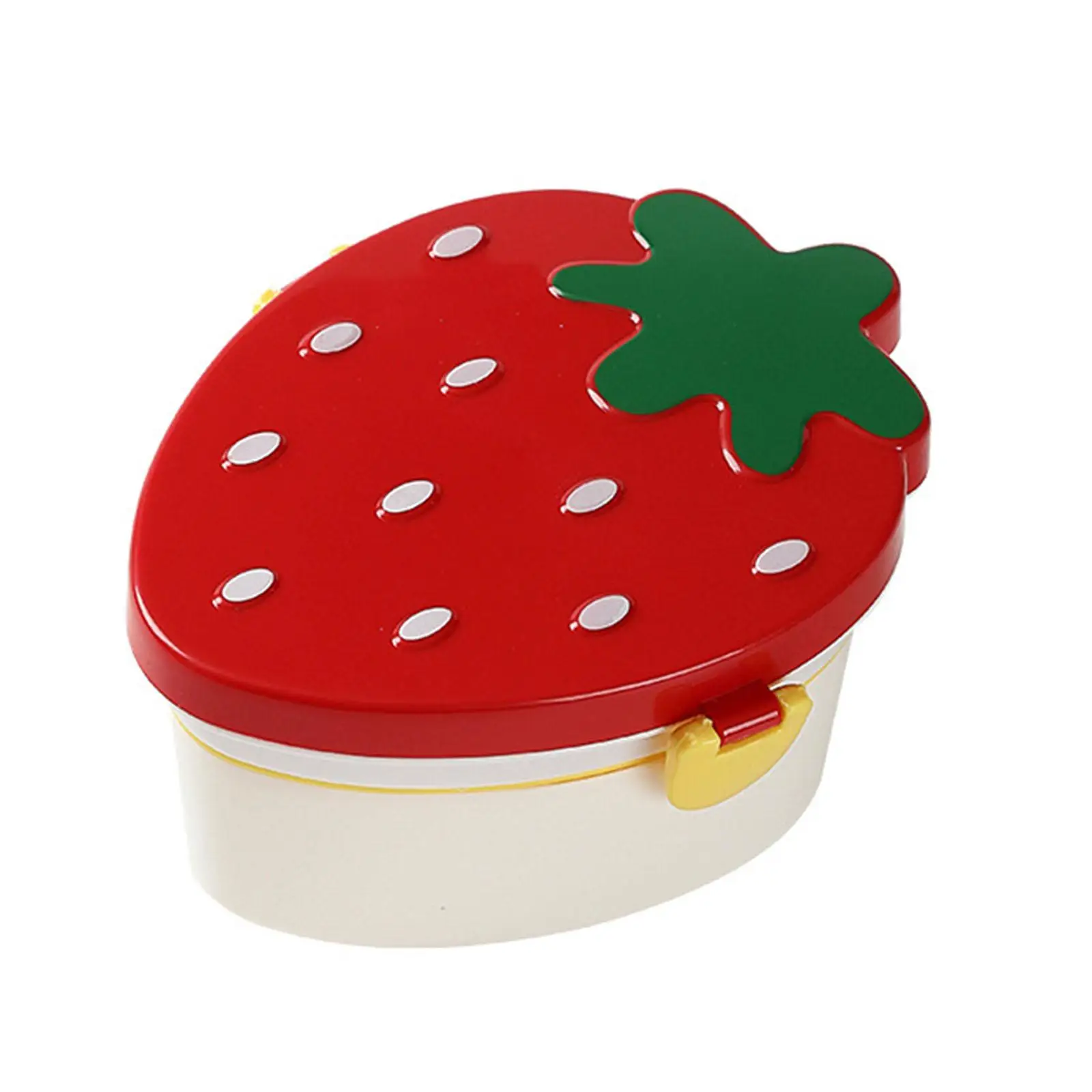 Bento Box Cute Strawberry Storing Fruits, Vegetables, and Salads Reusable Bowl Lunchbox Lunch Box for Girls Boys School Home