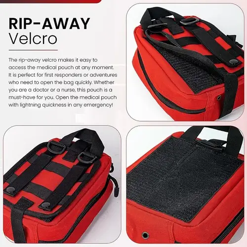 Tactical First Aid Bag Survival Pouch Outdoor Medical Box Large Size SOS Bag/PackageMedical Kit Bag Molle EMT Emergency - Image 5