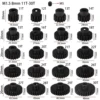 M1.5 8mm 1Pcs 11T-30T Motor Gear Metal Blcak Hardened Steel Pinion for 1/5 1/8 1/10 RC Car Parts Remote Toys Car Parts 3