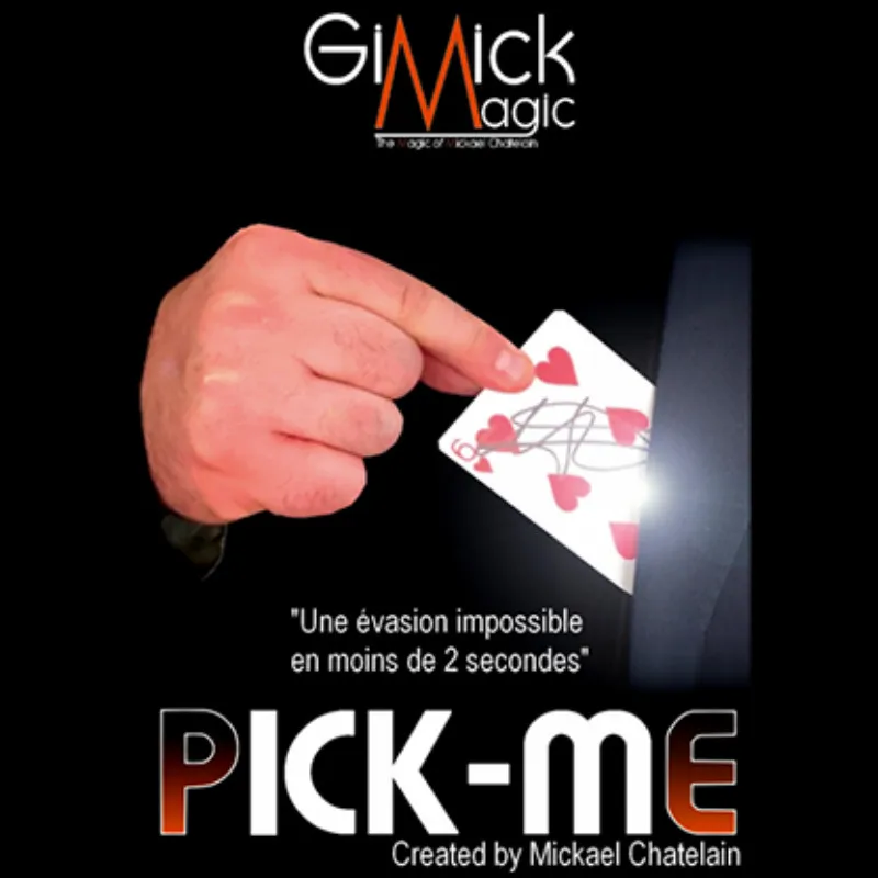 PICK ME Micael Chatelain 클로즈업 매직 트릭 카드, 매직 액세서리, Magia Magie Magicians 소품, Illusion Gimmick + 튜토리얼