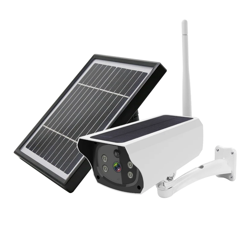 2MP 1080P Low Power Comsunption Solar Battery Power 4G/ IP Camera Outdoor Water-proof Home Security CCTV Monitor