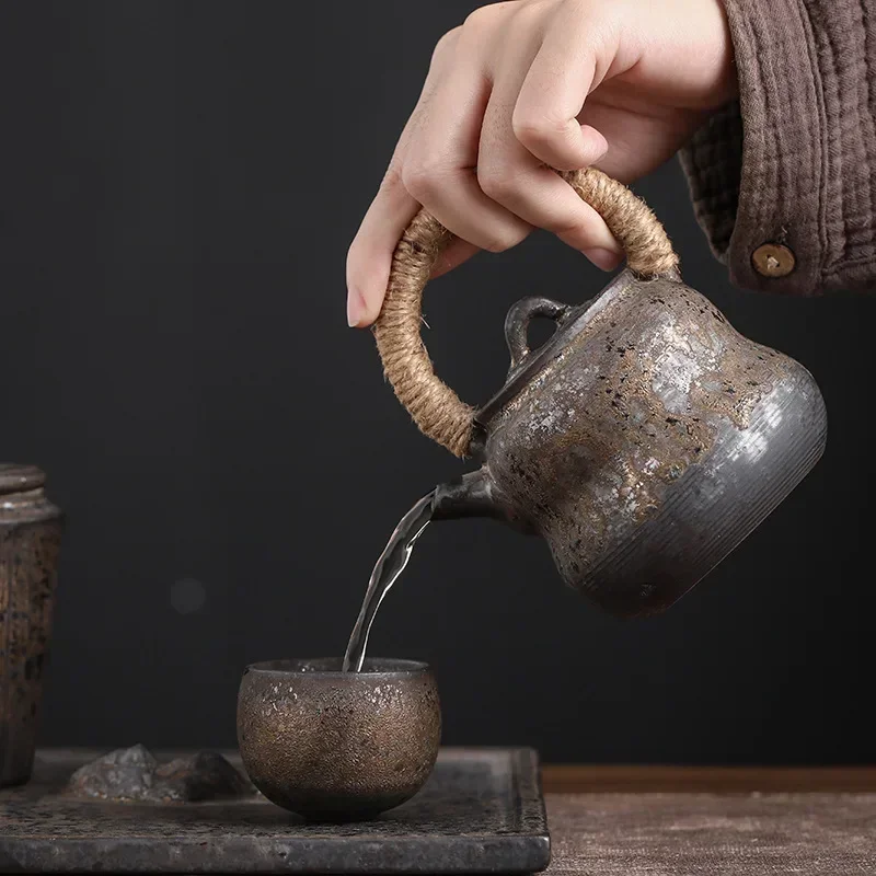 Japanese Style Stoneware Kung Fu Small Tea Ceramic Teacup Mug Bowl Single Cup Tea Appreciation tea cup