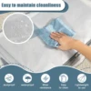 4/8 Pcs Underbed Storage Bags with Lid Large Capacity Quilt Clothes Storage Bag Foldable with Handle Clear Moisture Dust Proof 2
