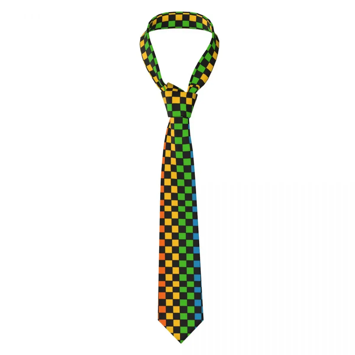 Cravatta Uomo in Seta - Vertical verde e azzurro - Fumeo