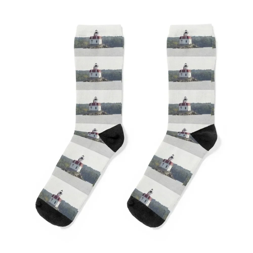 

Lighthouse Socks hiking hip hop funny sock luxe Women's Socks Men's