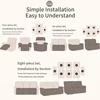 4PCS/6PCS/8PCS Splashproof Jacquard Sofa recliner Cover Leaves Pattern Couch Cover high elasticity four-season versatility 3