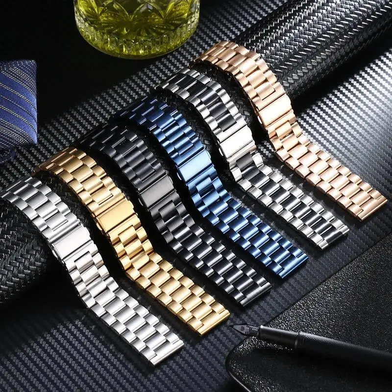 Metall-Uhrenarmband für Xiaomi Watch 5 22mm Edelstahl-Armband für Xiaomi Watch S4 S3 S2 S1 Pro Active Color 2 Sport-Armband – Detail 4