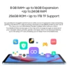 Blackview Tab 16 Pro Tablet PC 11'' FHD+ Display T616 Octa Core 24GB(8+16) RAM 256GB ROM 7700mAh 4G Tablets Android 14 4