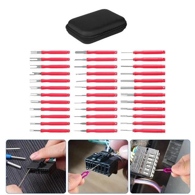 Terminal Removal Tool Set, Terminal Ejectors for Car, Pin Extractor Tool Release Electrical Wire ConnectorPuller 3