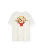 In Stock Spain 25SS Spring/summer kids neutral cartoon printed short-sleeved hoodie shorts 2