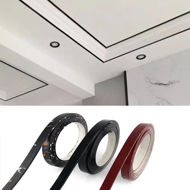 

Beautiful Edge Line Self Pasting Lines Wall Stickers Living Room Ceiling Corner Line Mirror Home Decoration Stickers Wallpapers