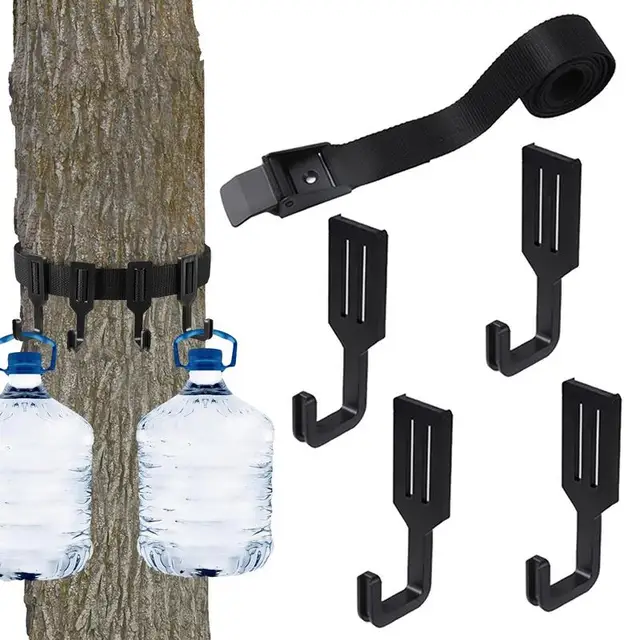 Treestand Strap Gear Fogasok Multi-Hook Tartozék Tartó Vadászfelszerelésekhez Horgs Hang Fogaskerék A Faállványhoz