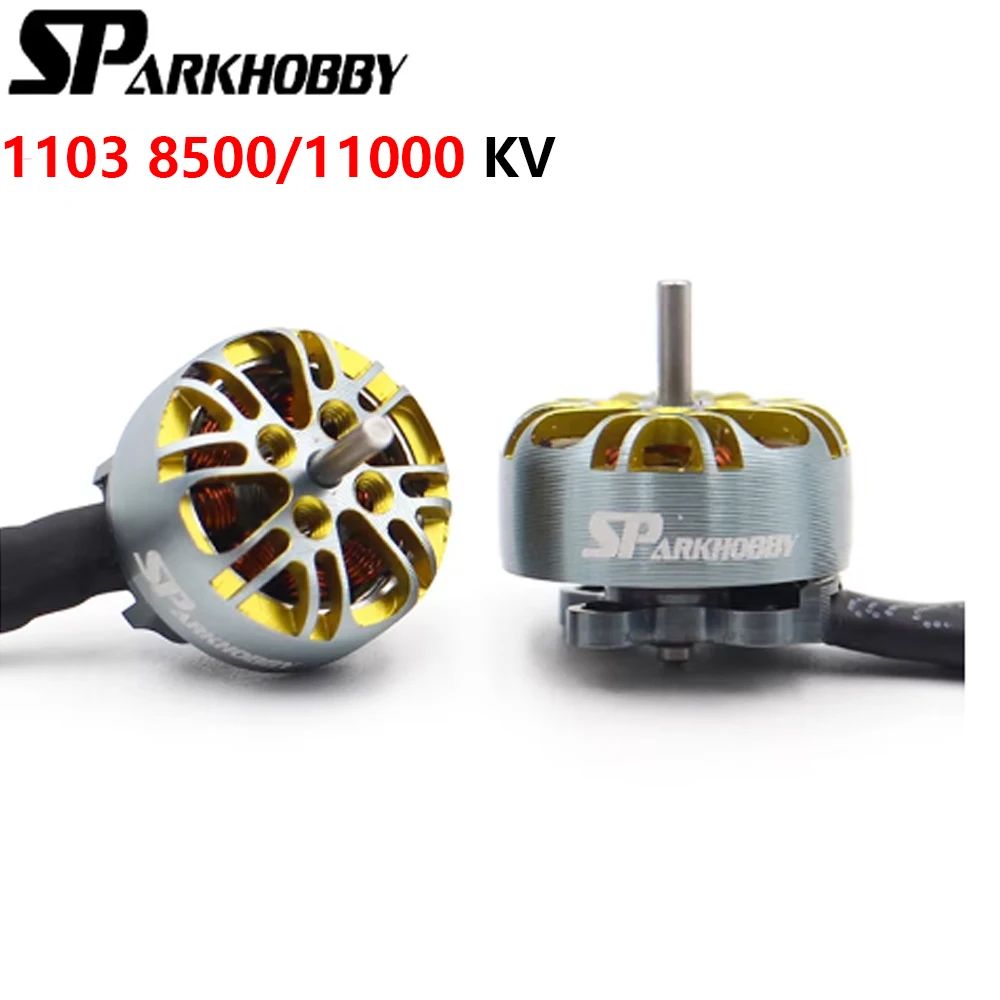 SPARKHOBBY XSPEED 1103 8500KV 11000KV 2~3S Lipo FPV Bürstenloser Motor 1,5mm Welle für Gemfan/HQprop 65mm Propeller Tinywhoop Drohne