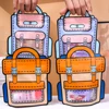 Creative Bag Shape Children's Lunch Bag Candy Biscuits Plastic Zipper Bag Snack Bags Children Birthday Party Decoration Gifts 6