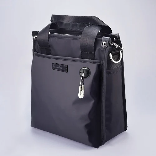 Casual Oxford Cloth Men's Briefcase Vertical Nylon Canvas Shoulder Bag Business Handbag Soft Handle for Young Men