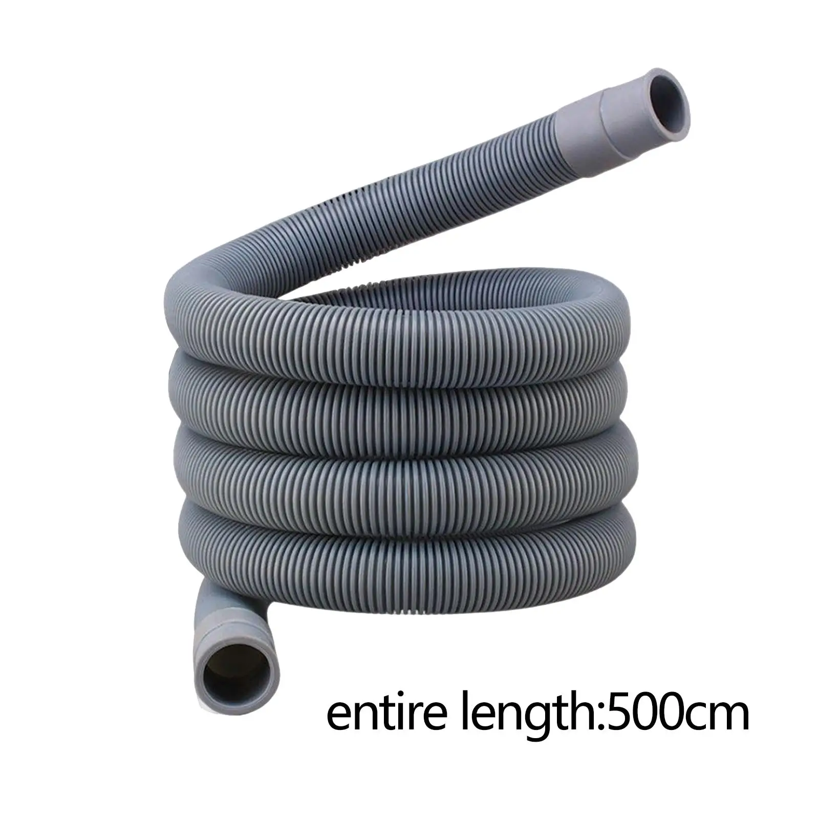 Washing Machine Drain Hose, 1 x Extension Adapter, 2 x Flexible Corrugated Hose