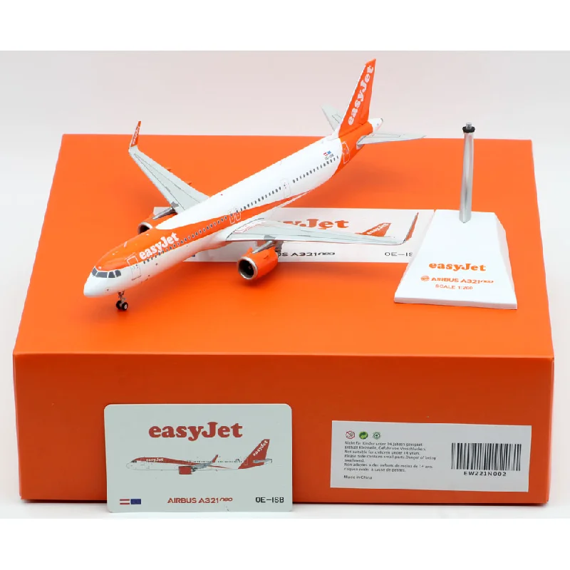 

1:200 Scale Plane Gift EW221N002 EasyJet Europe A321NEO Diecast Alloy Aircraft JET Model OE-ISB Collection Display Toys Gifts