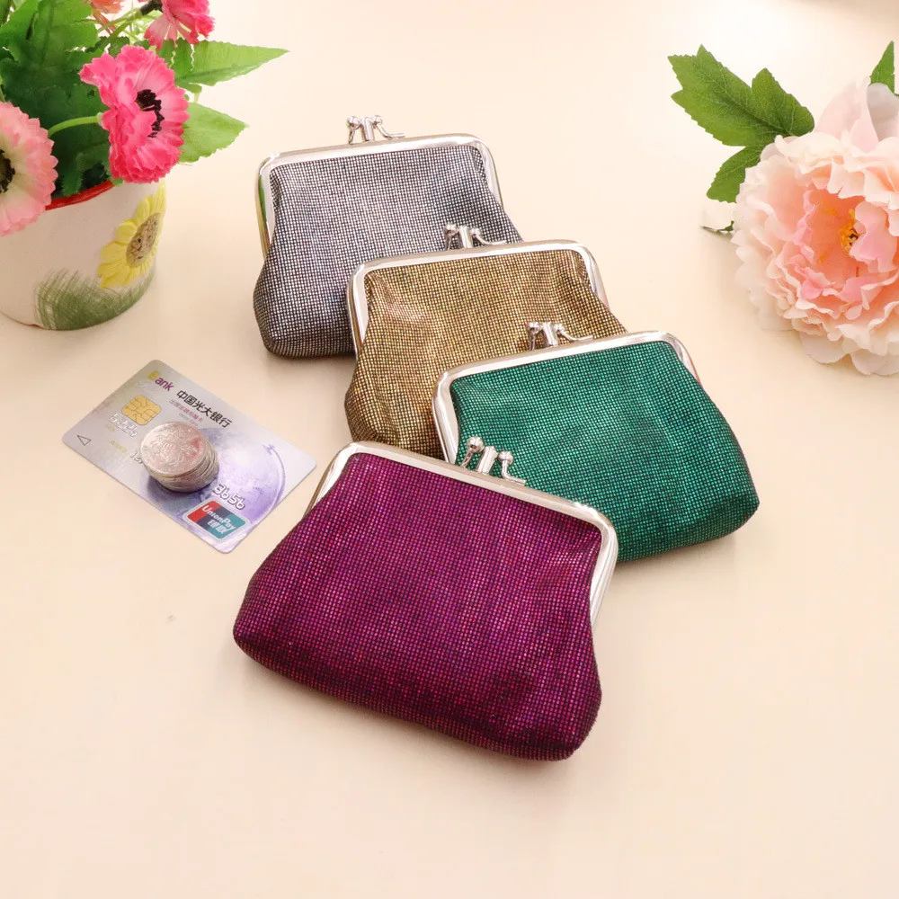 

Женский кошелек для мелочи, двухслойный короткий бумажник из искусственной кожи в яркую клетку в стиле ретро, креативная миниатюрная сумочка для девушек и студентов