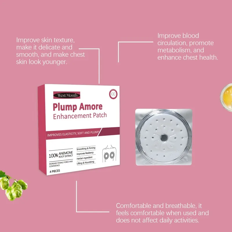Breast Patch Plump Amore Enhancement Promote Female Hormone Lift Firming Breast Growth Plumping Massage