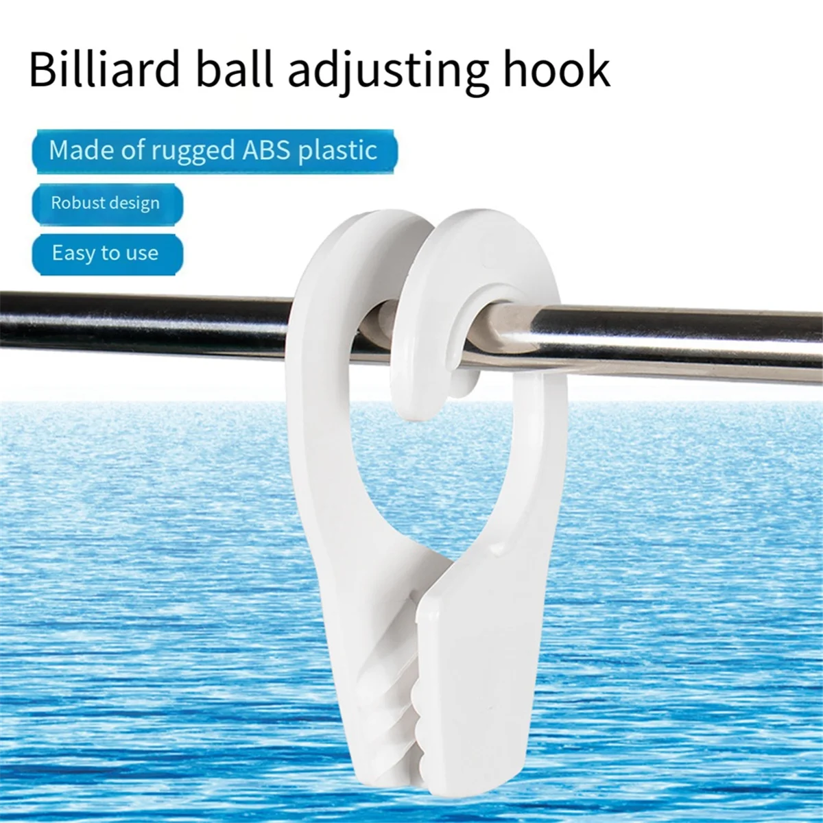 Rail Mount Boat Fender Hanger Hook Quick Release Clip Professional Versatile Adjuster Clip Line 32mm Black