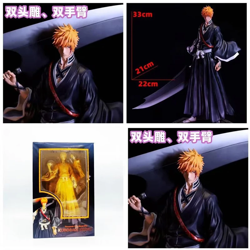 Original Banpresto Bleach Solid And Souls Fullbringer Kurosaki Ichigo 17cm  Pvc Anime Figure Model Toy Figurine Statue Collection - AliExpress