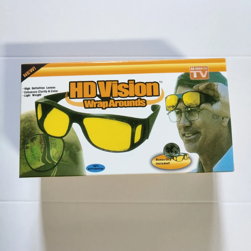 Anti-Glare Night Vision Driver Goggles Fashion Sunglasses Cycling Goggles Night Driving Enhanced Light Glasses Car Accessries cycling glasses night vision sunglasses driving glasses anti glare sunglasses