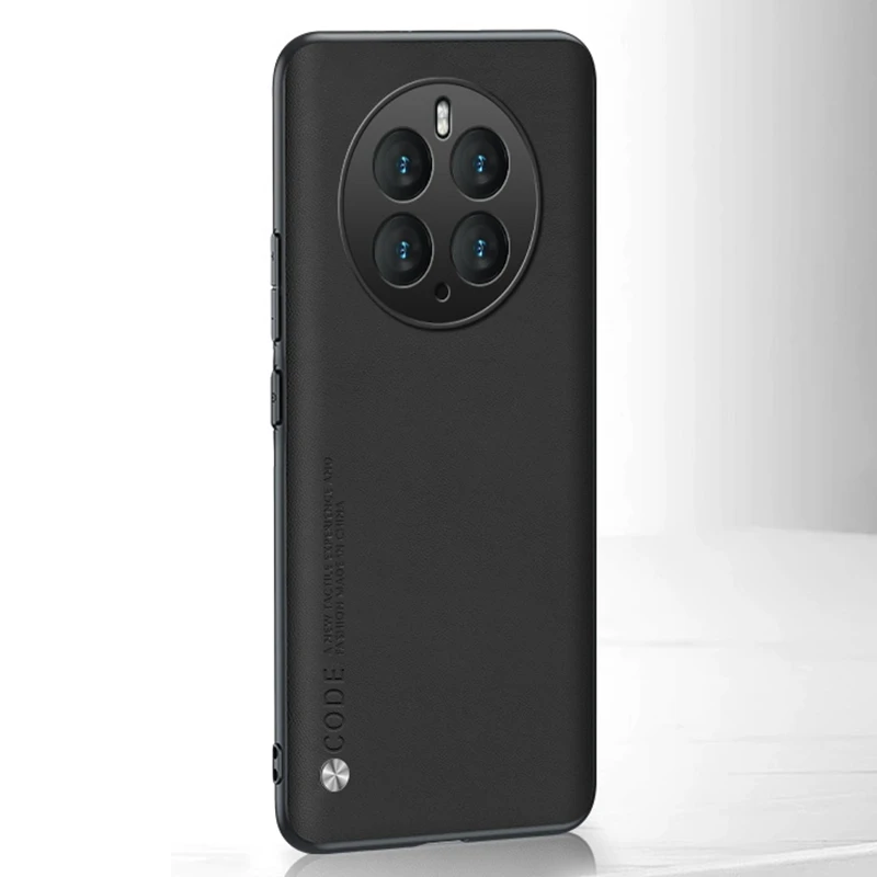 Luxury PU Leather Matte Silicone Phone Case Cover