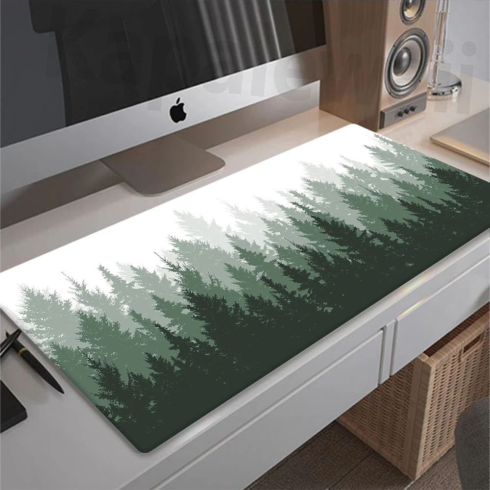 Большой коврик для мыши с лесом