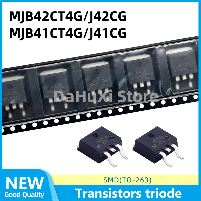 5 шт. MJB42CT4G J42CG MJB41CT4G J41CG 2 Вт 100 в 6A TO-263 D2PAK дополнительная Кремниевая пластиковая мощность (art.: 3920c5606b8bf) - 3920c5606b8bf
