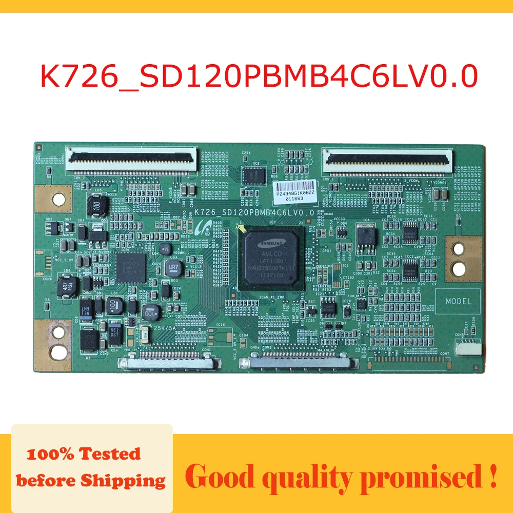 

K726_SD120PBMB4C6LV0.0 for TV T-Con Board K726SD120PBMB4C6LV0.0 24348F LTA430HW01 LCD Screen Original Logic Board