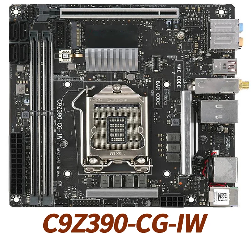 

C9Z390-CG-IW для Supermicro Mini-ITX игровая материнская плата LGA1151 8-го/9-го поколения Core i9/i7/i5/i3 2666 МГц/2400 МГц DDR4