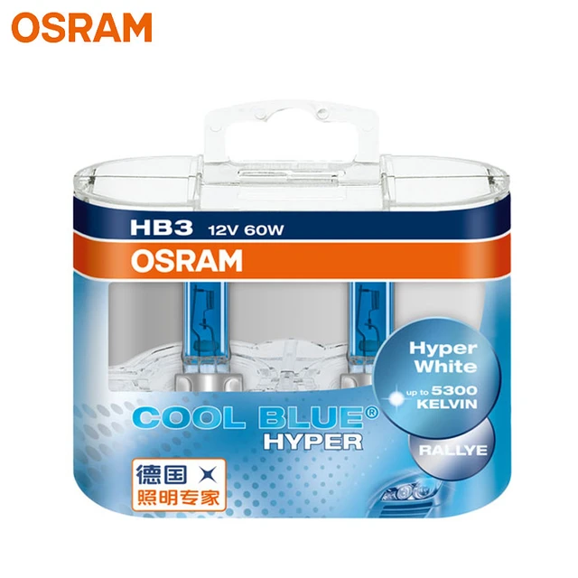OSRAM HB3 Cool Blue Hyper White 5300K 9005CBH Halogen Lamp
