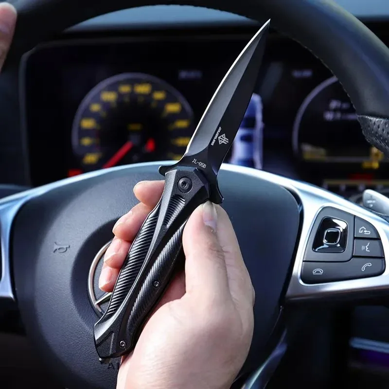 New beautiful outdoor knife, multi-function folding knife, high hardness outdoor portable self-defense knife and fruit knife 2