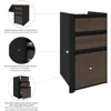 L-Shaped Desk with Hutch and Pedestal, 72W Narrow Desk Shell, 71W Hutch for Narrow Desk Shell, 60W Return Table 5