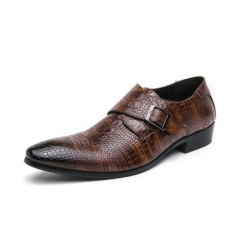 Leather Shoes Mens Wedding Designer British Dress Flats Luxury Formal Business Driving Casual Loafers