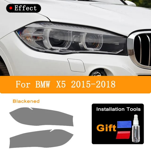 Film De Protection TPU Pour Phares BMW X2 F39 2018-2021 - Transparent, Anti-rayures - 3